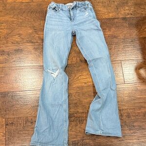 Abercrombie Kids Light Blue Distressed Girls Jeans